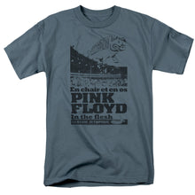 Load image into Gallery viewer, Pink Floyd In The Flesh Mens T Shirt Slate