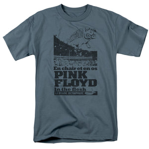 Pink Floyd In The Flesh Mens T Shirt Slate
