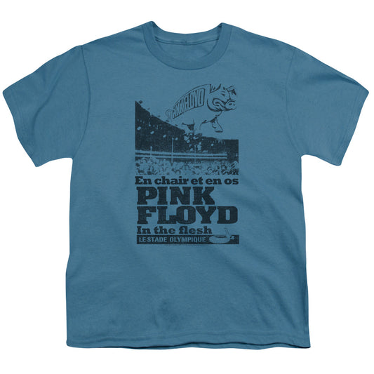 Pink Floyd In The Flesh Kids Youth T Shirt Slate