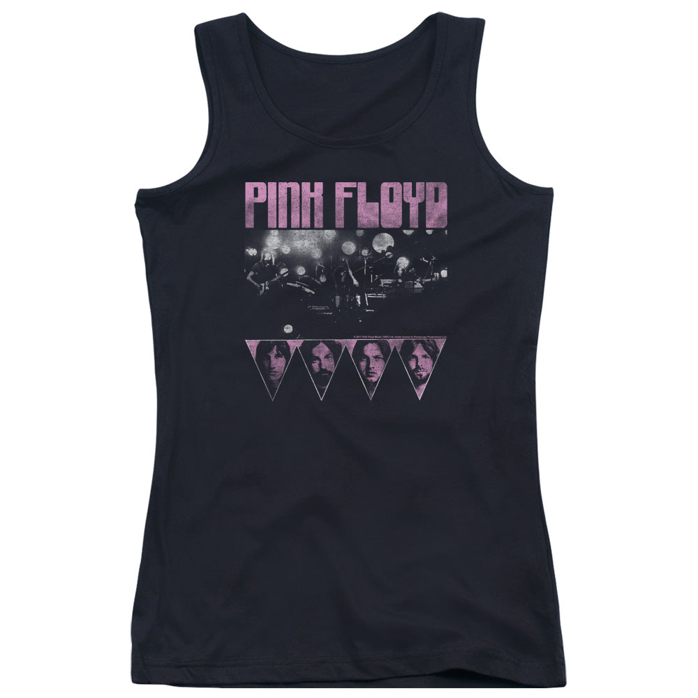 Pink Floyd Pink Four Womens Tank Top Shirt Black