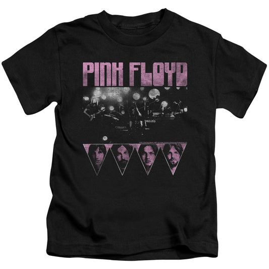 Pink Floyd Pink Four Juvenile Kids Youth T Shirt Black