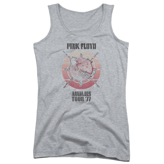 Pink Floyd Animals Tour 77 Womens Tank Top Shirt Athletic Heather