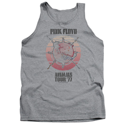 Pink Floyd Animals Tour 77 Mens Tank Top Shirt Athletic Heather