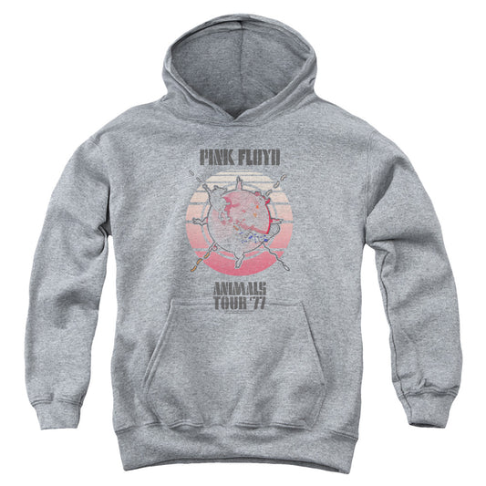 Pink Floyd Animals Tour 77 Kids Youth Hoodie Athletic Heather