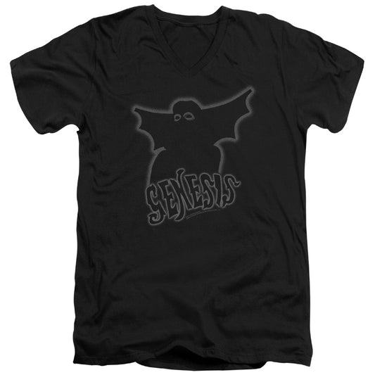 Genesis Watcher Of The Skies Mens Slim Fit V-Neck T Shirt Black