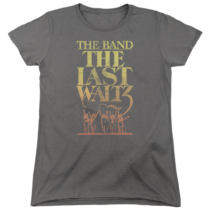 The Band The Last Waltz Womens T Shirt Charcoal