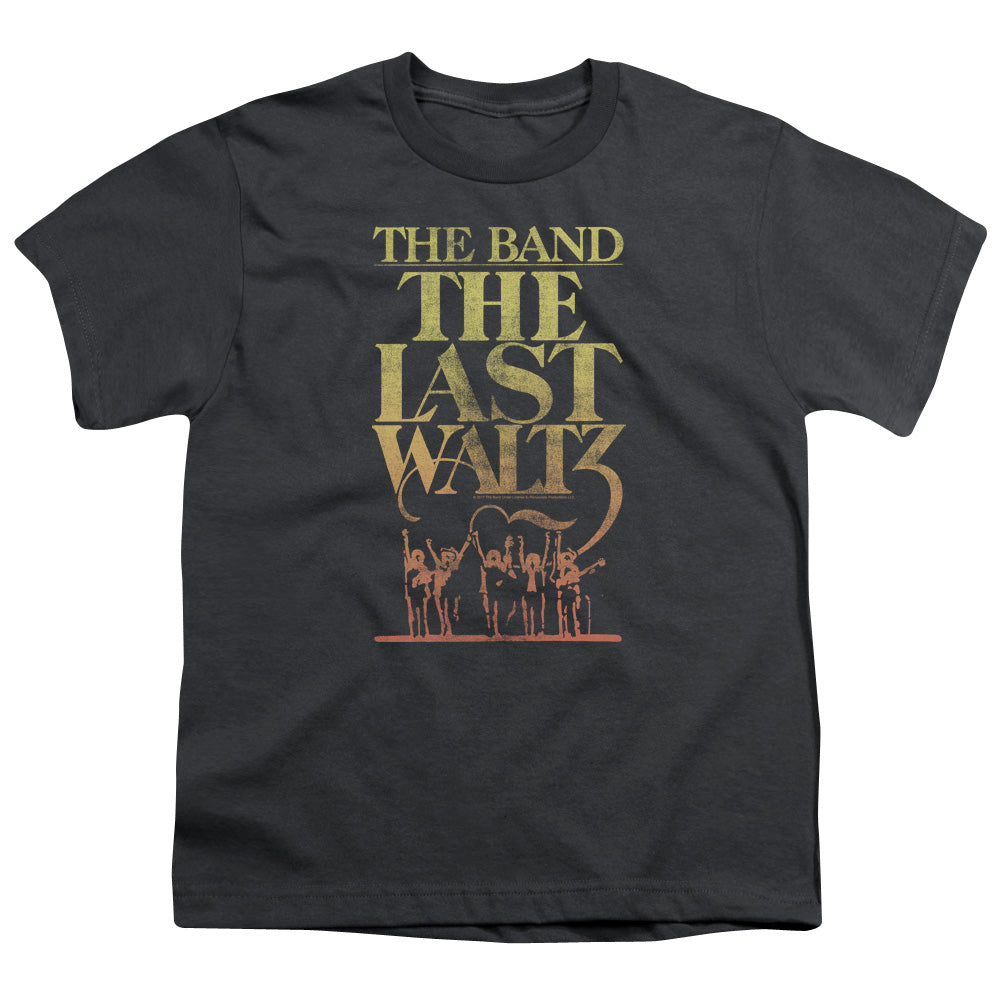 The Band The Last Waltz Kids Youth T Shirt Charcoal