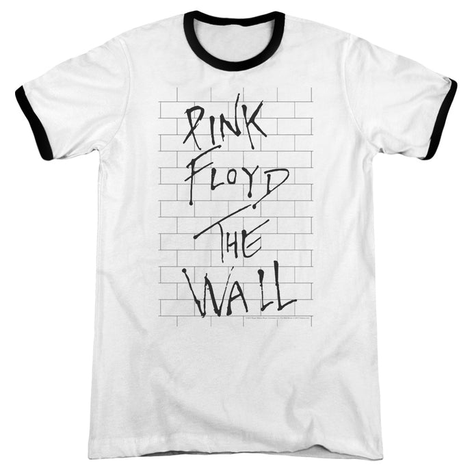 Roger Waters The Wall 2 Heather Ringer Mens T Shirt White