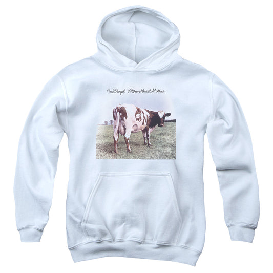 Pink Floyd Atom Heart Mother Kids Youth Hoodie White