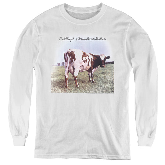 Pink Floyd Atom Heart Mother Long Sleeve Kids Youth T Shirt White