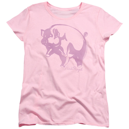 Pink Floyd Pink Animal Womens T Shirt Pink