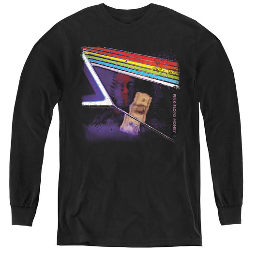 Pink Floyd Money Long Sleeve Kids Youth T Shirt Black