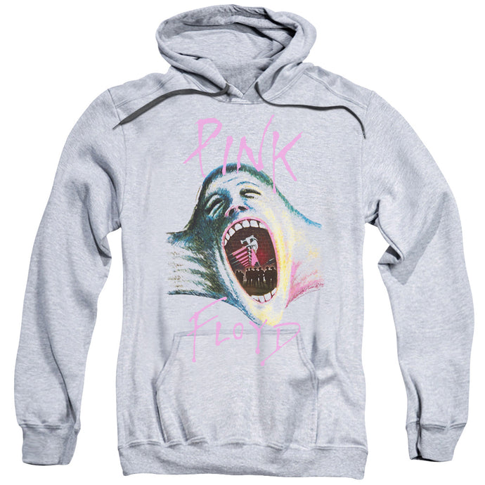 Pink Floyd Mouth The Wall Mens Hoodie Athletic Heather