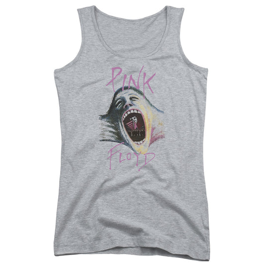 Pink Floyd Mouth The Wall Womens Tank Top Shirt Athletic Heather