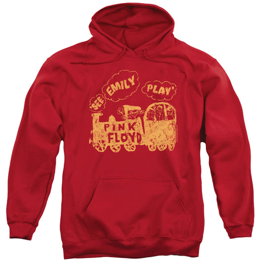 Pink Floyd See Emily Play Mens Hoodie Red