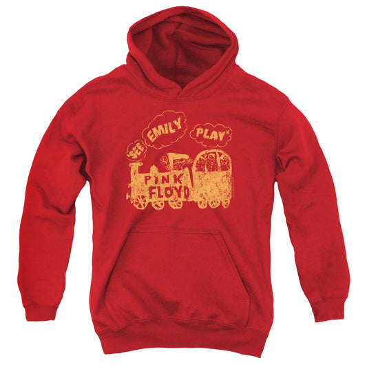 Pink Floyd See Emily Play Kids Youth Hoodie Red