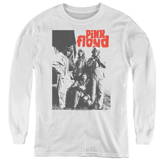 Pink Floyd Point Me At The Sky Long Sleeve Kids Youth T Shirt White