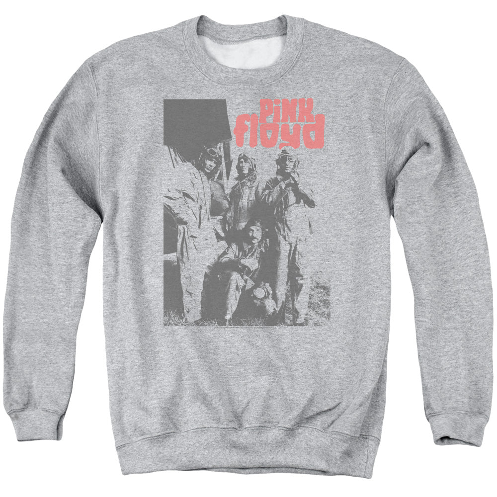 Pink Floyd Point Me At The Sky Mens Crewneck Sweatshirt Athletic Heather