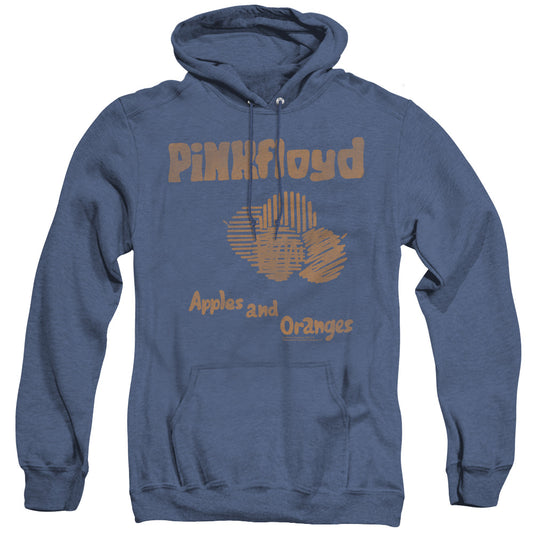 Pink Floyd Apples and Oranges Heather Mens Hoodie Royal Blue