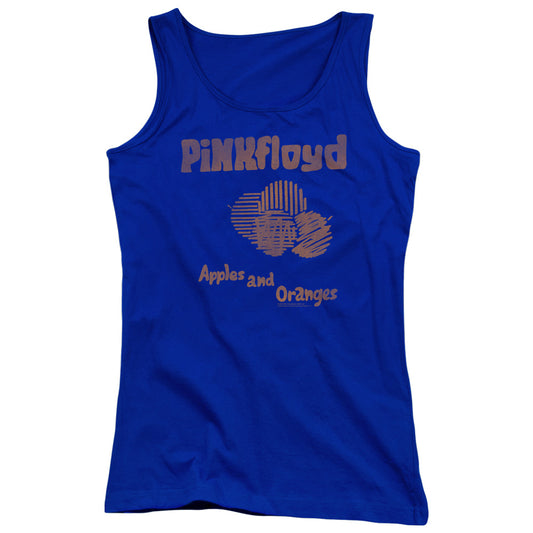 Pink Floyd Apples and Oranges Womens Tank Top Shirt Royal Blue