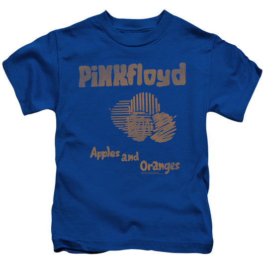 Pink Floyd Apples and Oranges Juvenile Kids Youth T Shirt Royal Blue