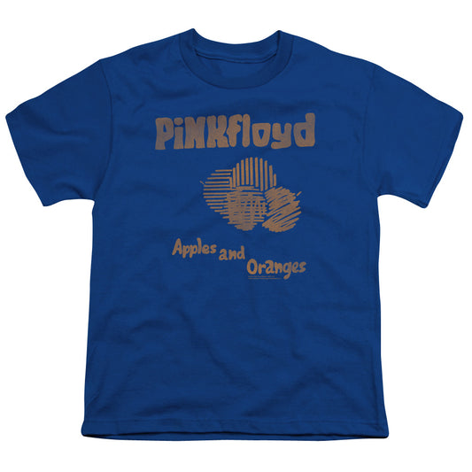 Pink Floyd Apples and Oranges Kids Youth T Shirt Royal Blue