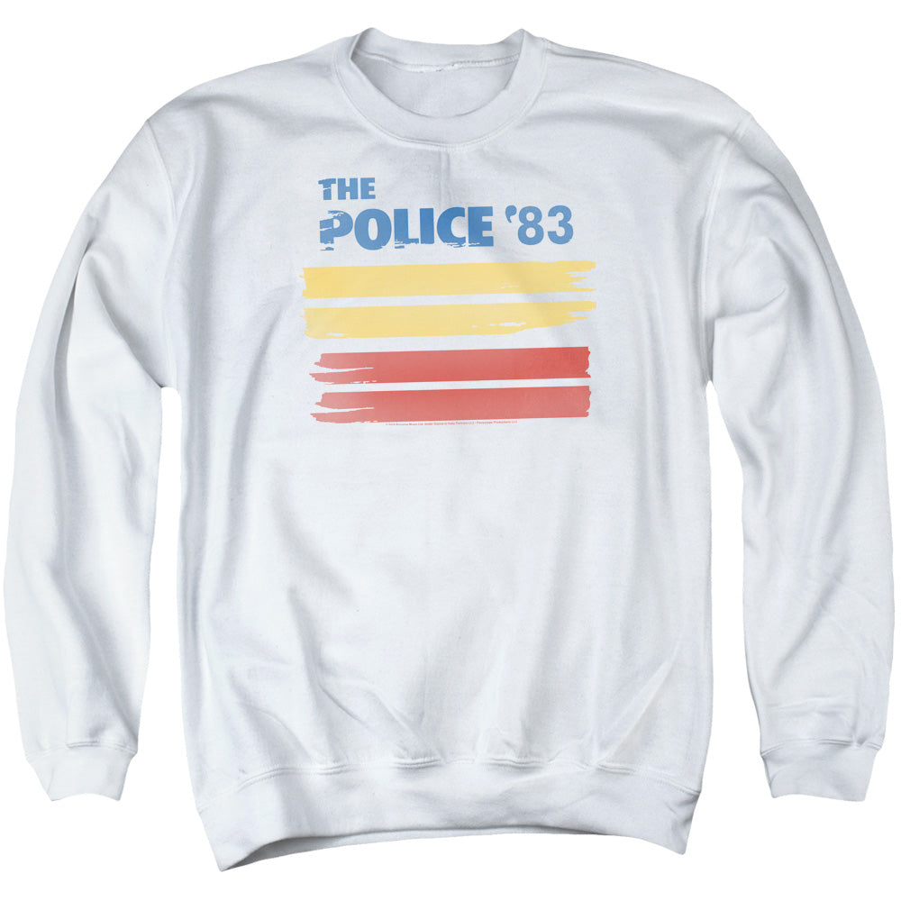The Police 83 Mens Crewneck Sweatshirt White