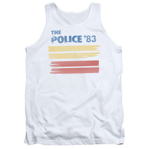 The Police 83 Mens Tank Top Shirt White