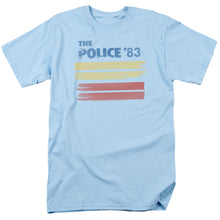 Load image into Gallery viewer, The Police 83 Mens T Shirt Light Blue
