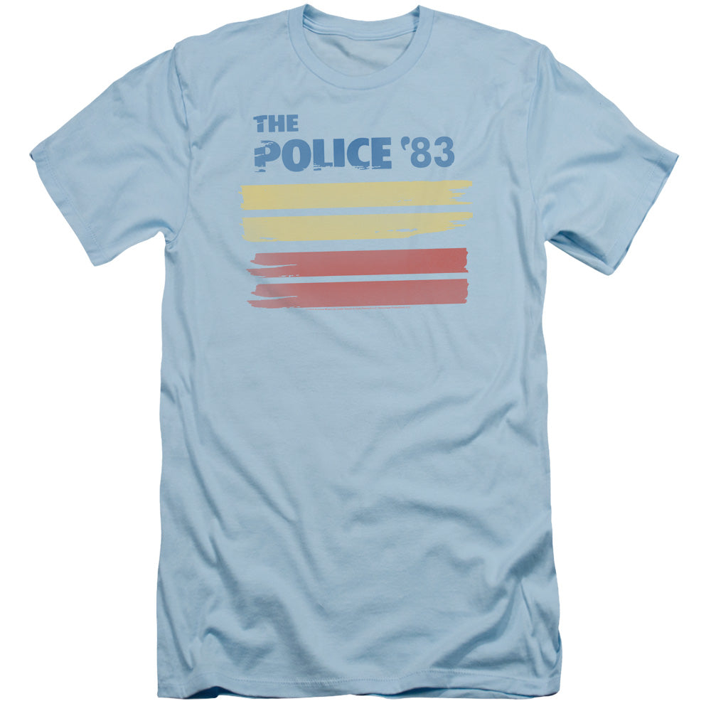 The Police 83 Slim Fit Mens T Shirt Light Blue