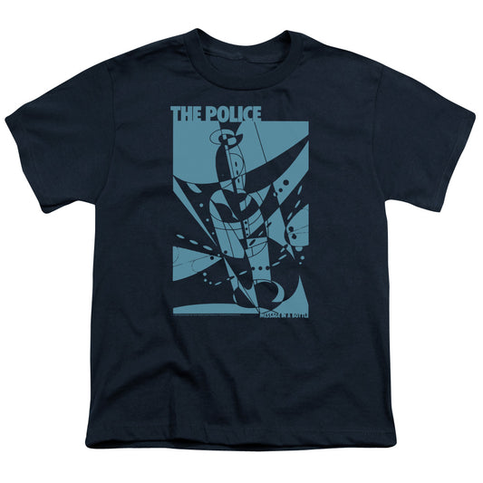 The Police Message In A Bottle Kids Youth T Shirt Navy Blue