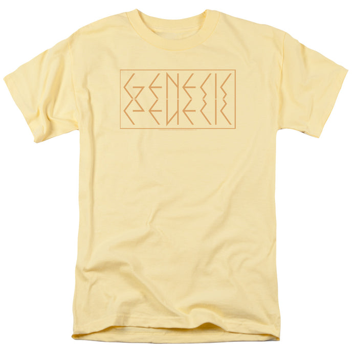 Genesis Mirror Logo Mens T Shirt Yellow