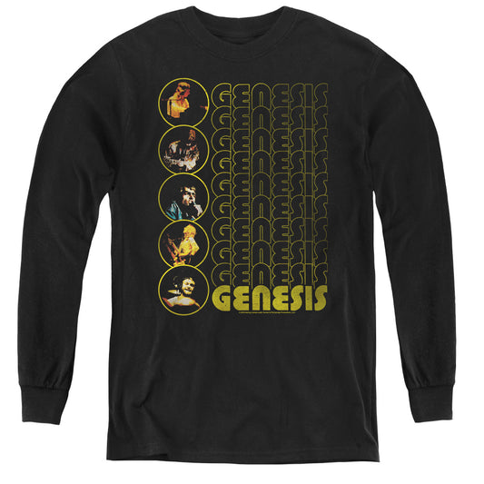 Genesis The Carpet Crawlers Long Sleeve Kids Youth T Shirt Black