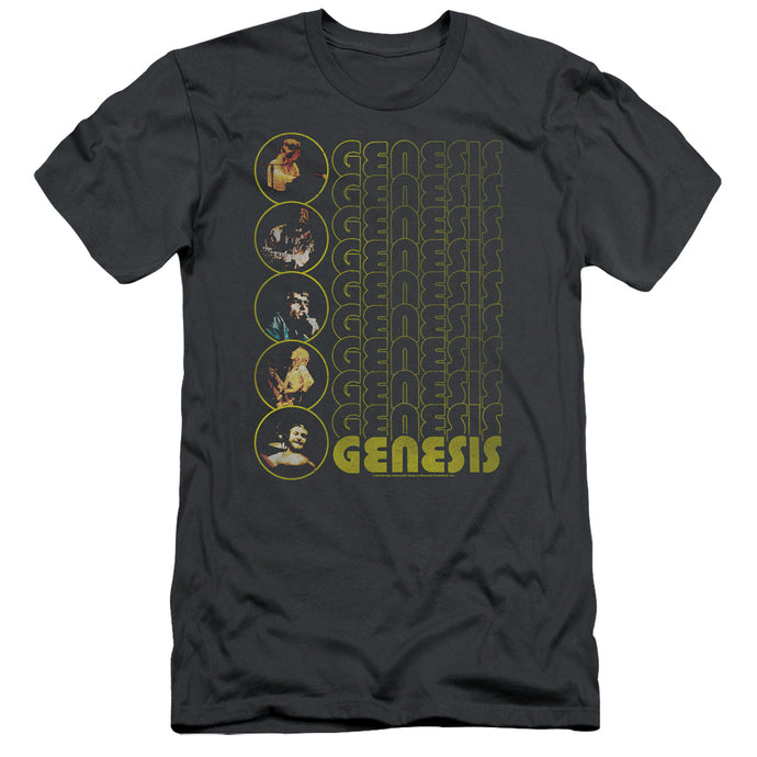 Genesis The Carpet Crawlers Slim Fit Mens T Shirt Charcoal