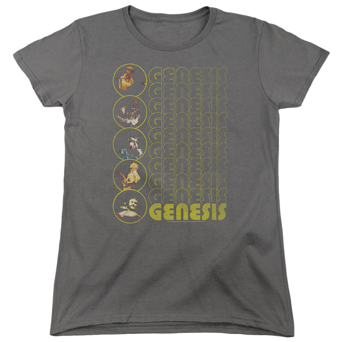 Genesis The Carpet Crawlers Womens T Shirt Charcoal