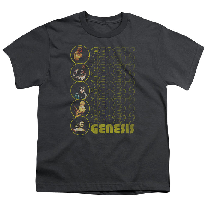 Genesis The Carpet Crawlers Kids Youth T Shirt Charcoal
