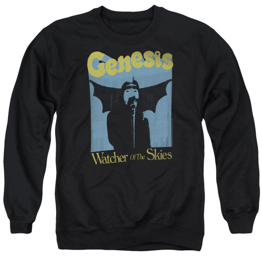 Genesis Watcher Of The Skies Design 2 Mens Crewneck Sweatshirt Black