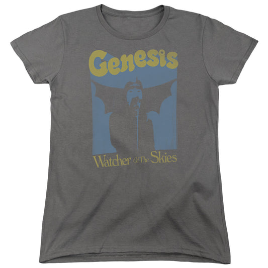 Genesis Watcher Of The Skies Design 2 Womens T Shirt Charcoal