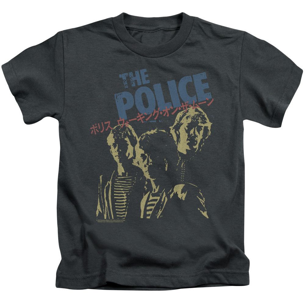 The Police Japanese Poster Juvenile Kids Youth T Shirt Charcoal