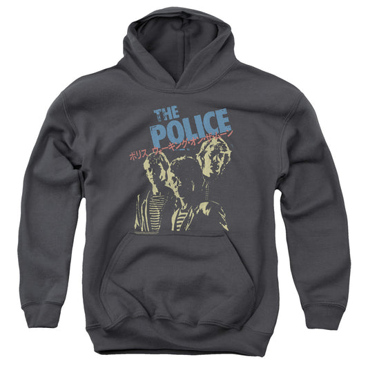 The Police Japanese Poster Kids Youth Hoodie Charcoal