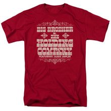 Load image into Gallery viewer, Big Brother And The Holding Company Fat Bottom Text Mens T Shirt Cardinal