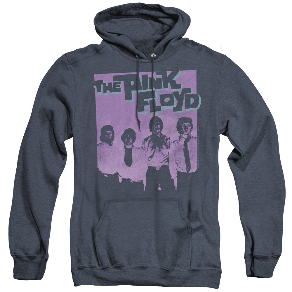 Pink Floyd Paint Box Heather Mens Hoodie Navy Blue