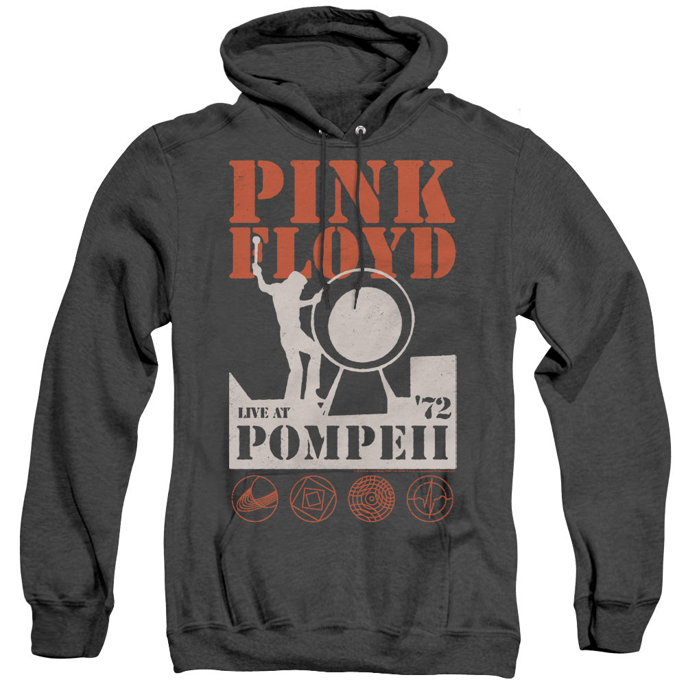 Pink Floyd Pompeii Heather Mens Hoodie Black