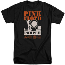 Load image into Gallery viewer, Pink Floyd Pompeii Mens Tall T Shirt Black