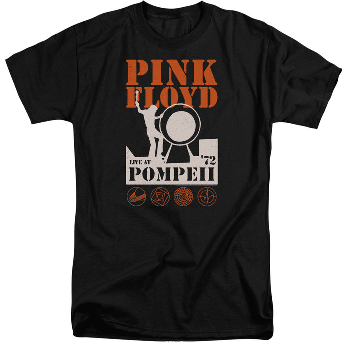 Pink Floyd Pompeii Mens Tall T Shirt Black