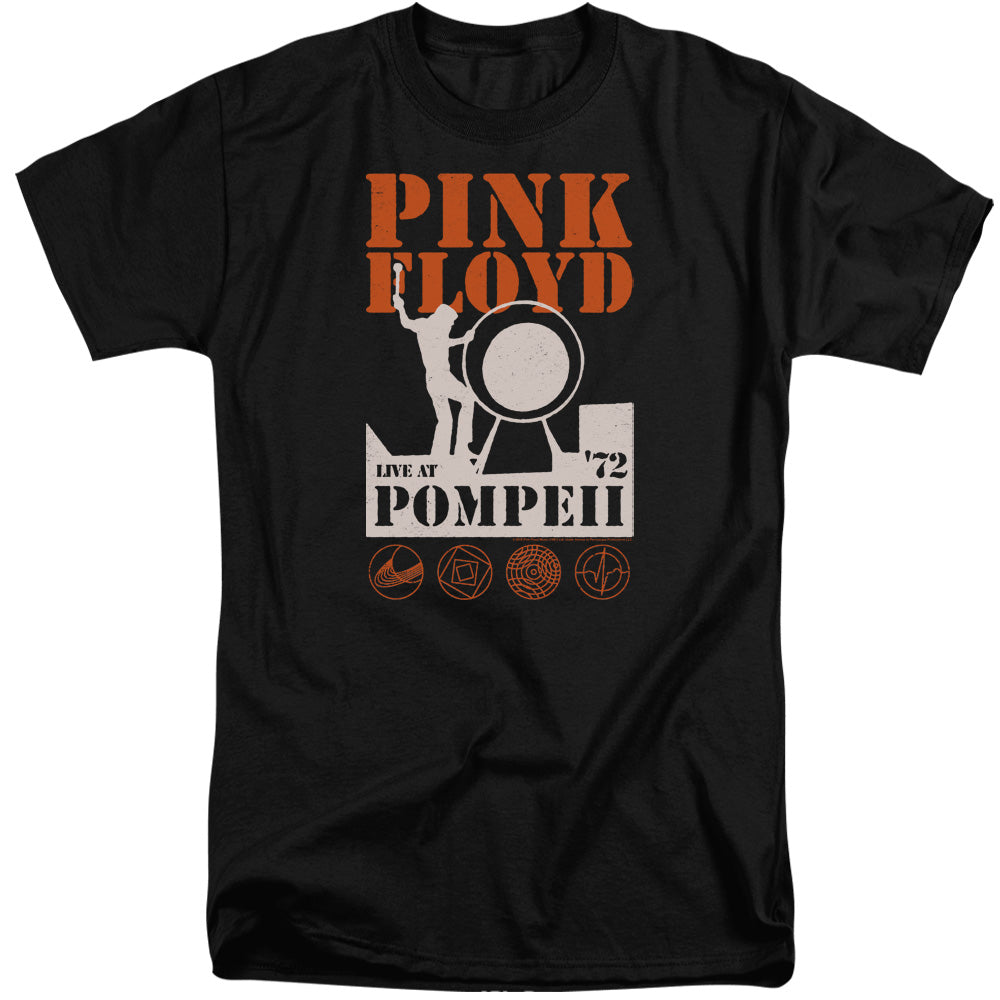 Pink Floyd Pompeii Mens Tall T Shirt Black