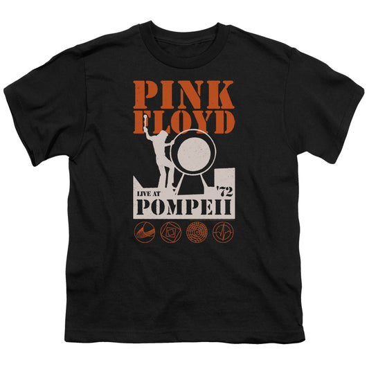 Pink Floyd Pompeii Kids Youth T Shirt Black