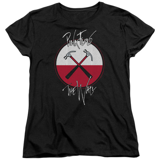 Pink Floyd Hammers Womens T Shirt Black