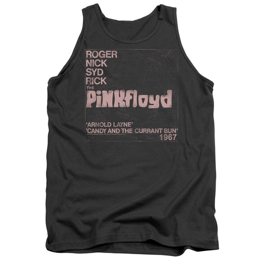 Pink Floyd Arnold Layne Mens Tank Top Shirt Charcoal