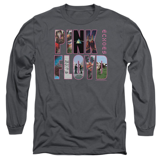 Pink Floyd Cover Mens Long Sleeve Shirt Charcoal